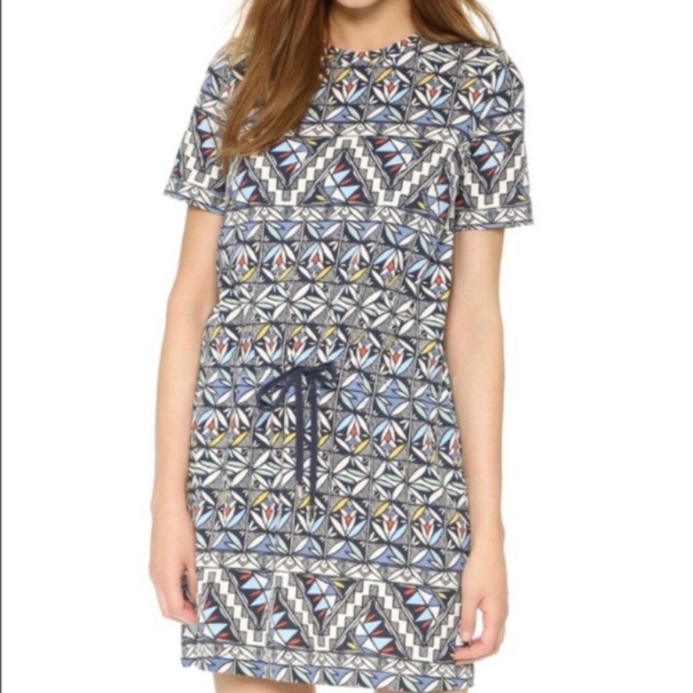EUC Tory Burch tie-waist printed dress, S
